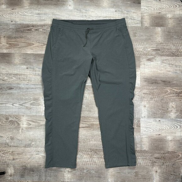 Kuhl Pants Womens Sz 3X Grey Haven Joggr Utility Cargo Athleisure Stretch - Picture 1 of 15